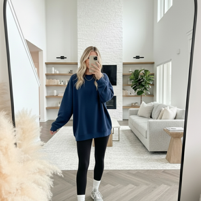 Premium Comfort Colors 1566 Sweatshirt | Unisex Garment-Dyed Vintage Crewneck | Cozy Blank Pullover