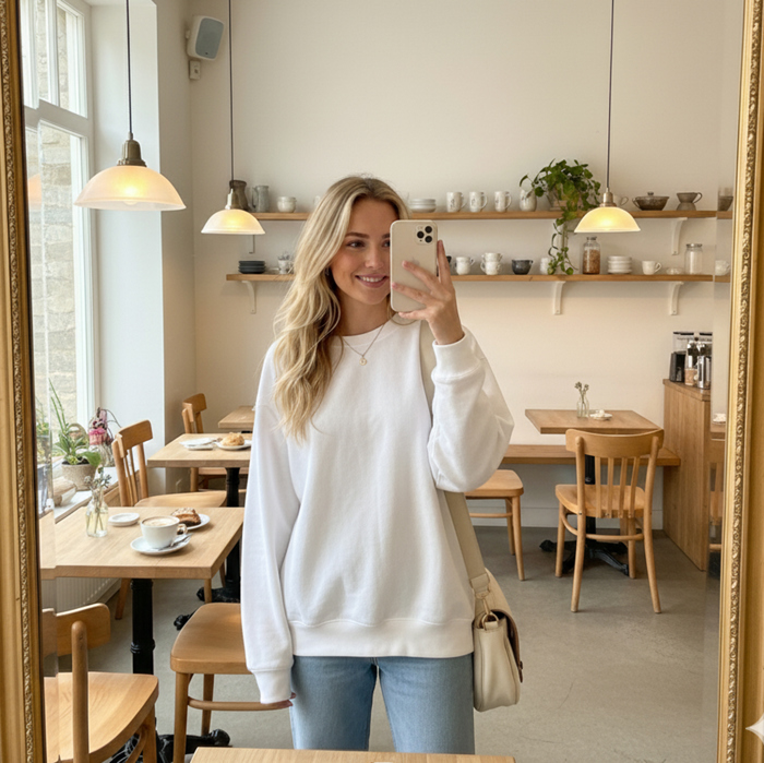 Premium Comfort Colors 1566 Sweatshirt | Unisex Garment-Dyed Vintage Crewneck | Cozy Blank Pullover