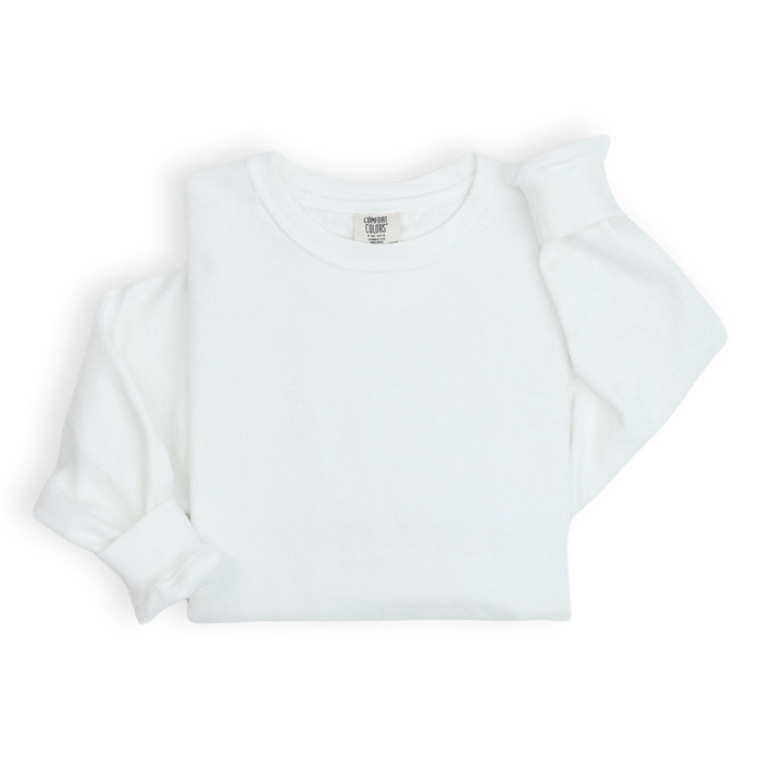 Premium Comfort Colors 1566 Sweatshirt | Unisex Garment-Dyed Vintage Crewneck | Cozy Blank Pullover