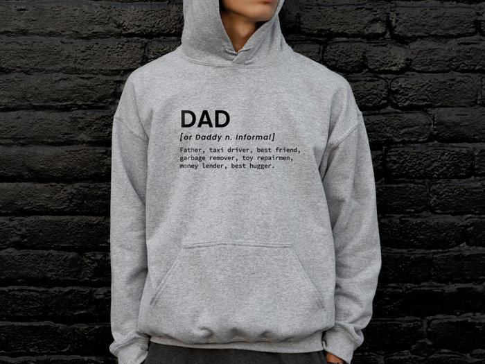 Funny Definition of Dad Hoodie