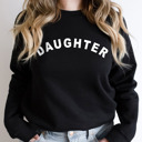 Small Black DAUGHTER Sweatshirt