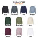  Unisex Crewneck Sweatshirt | Cozy Fleece Pullover | Plain Blank Sweatshirt in 10 Colors S-2XL