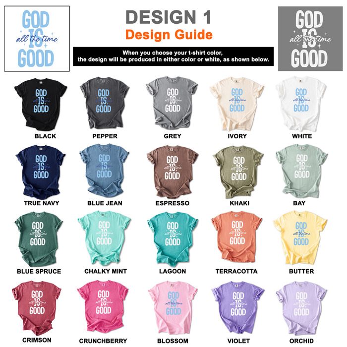 Christian Comfort Colors T-Shirt 1717 | Faith Inspired Jesus Quote Graphic | Garment Dyed Heavyweight Tee