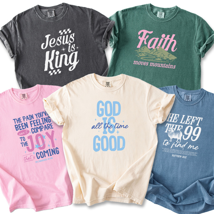 Christian Comfort Colors T-Shirt 1717 | Faith Inspired Jesus Quote Graphic | Garment Dyed Heavyweight Tee
