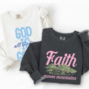  Christian Comfort Colors Sweatshirt 1566 | Faith Inspired Jesus Quote Graphic Crewneck | Gift