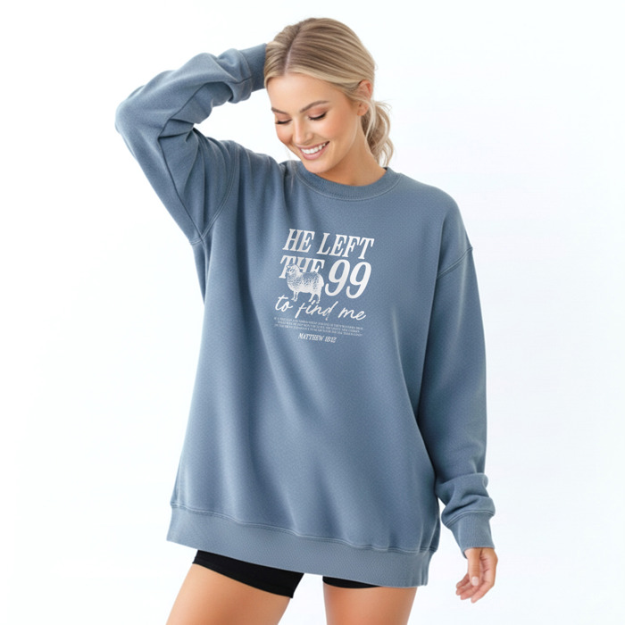 Christian Comfort Colors Sweatshirt 1566 | Faith Inspired Jesus Quote Graphic Crewneck | Gift