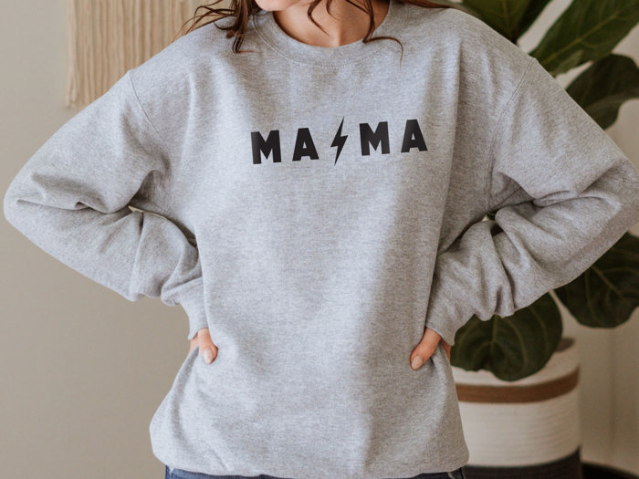 Mama Lightning Bolt Sweatshirt