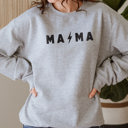 Small Sport Grey Mama Lightning Bolt Sweatshirt