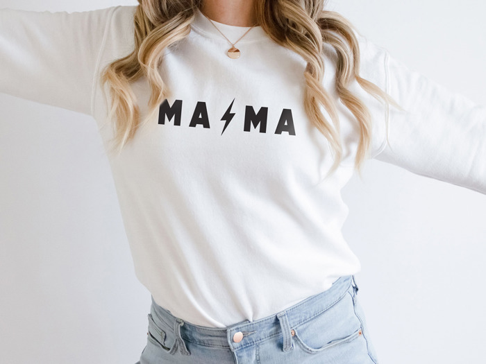 Mama Lightning Bolt Sweatshirt