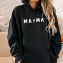 Small Black Mama Lightning Bolt Hoodie