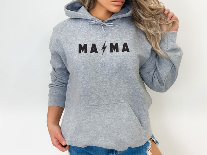 Mama Lightning Bolt Hoodie