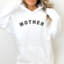 Small White MOTHER Hoodie