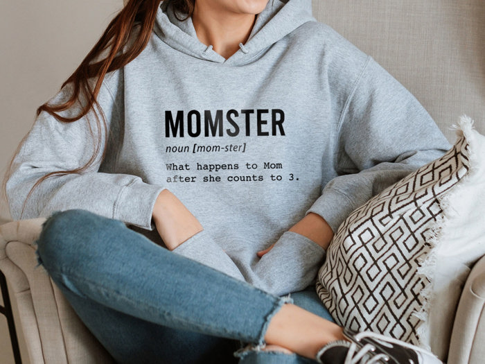 Funny Definition of Momster Hoodie