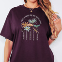  There is Grace for You Today, Mama Floral Cotton T-Shirt | Uplifting Motherhood Quote | Inspirational Gift for Moms | Self-Care Shirt