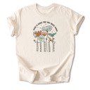 Small Natural There is Grace for You Today, Mama Floral Cotton T-Shirt | Uplifting Motherhood Quote | Inspirational Gift for Moms | Self-Care Shirt