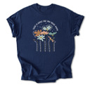 Small Navy There is Grace for You Today, Mama Floral Cotton T-Shirt | Uplifting Motherhood Quote | Inspirational Gift for Moms | Self-Care Shirt