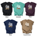  Easy Tiger Graphic Cotton T-Shirt | Bold Tiger Illustration | Fun and Relaxed Style | Motivational Quote Shirt | Gift | Trendy Retro Design