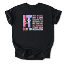 Small Black Retro It's Okay to Make Mistakes Cotton T-Shirt | Mental Health Motivation | Positive Affirmation Shirt | Self-Love Quote | Inspirational