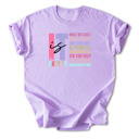 Small Lavender Retro It's Okay to Make Mistakes Cotton T-Shirt | Mental Health Motivation | Positive Affirmation Shirt | Self-Love Quote | Inspirational