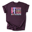 Small Plum Retro It's Okay to Make Mistakes Cotton T-Shirt | Mental Health Motivation | Positive Affirmation Shirt | Self-Love Quote | Inspirational