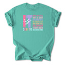Small Saltwater Retro It's Okay to Make Mistakes Cotton T-Shirt | Mental Health Motivation | Positive Affirmation Shirt | Self-Love Quote | Inspirational