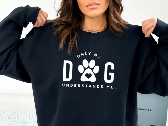 Only My Dog Understands Me Sweatshirt