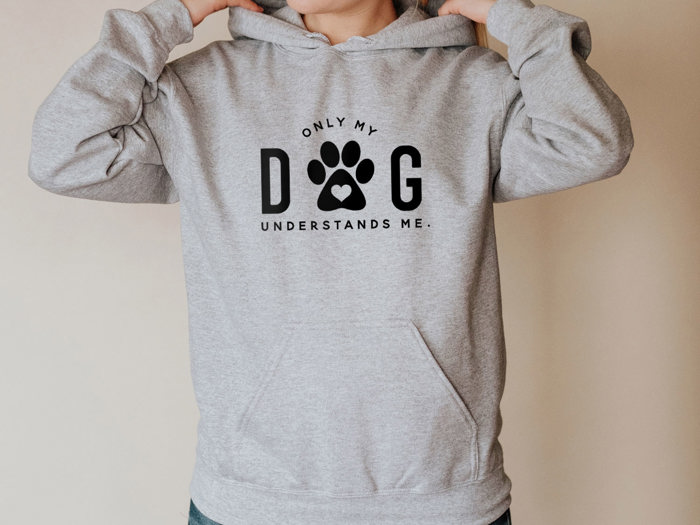 Only My Dog Understands Me Hoodie