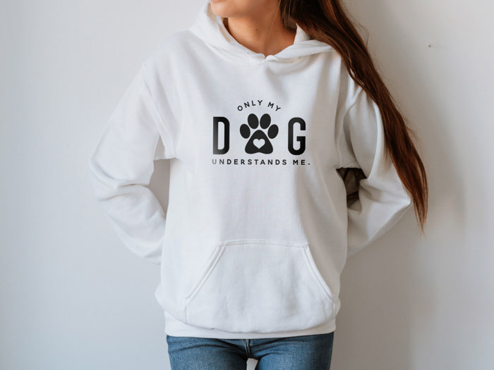 Only My Dog Understands Me Hoodie