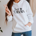  Fur Mama With Paw Hoodie