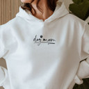  Dog Mom Small Letters Hoodie