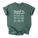 Reading is Self-Care Cotton T-Shirt | Inspirational Book Design | Escape Reality, Better Yourself  | Graphic Tee for Book Lovers