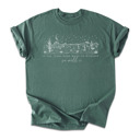  If The Stars Were Made to Worship So Will I Cotton T-Shirt | Christian Worship Quote Design | Peaceful Graphic Apparel | Gift for Believers