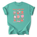 Small Saltwater Fruit of the Spirit Cotton T-Shirt | Christian Quote Design | Galatians 5:22-23 | Love Joy Peace Kindness Faithfulness | Gift for Believers