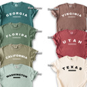  United States Name & Slogan Minimal Design - Screen Printed T-Shirt | Gift Idea