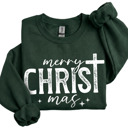  Christmas Sweatshirt | Cozy Faith Sweatshirt Gift | Christian Jesus Crewneck Holiday Outfit