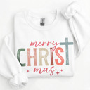  Christmas Sweatshirt | Cozy Faith Sweatshirt Gift | Christian Jesus Crewneck Holiday Outfit