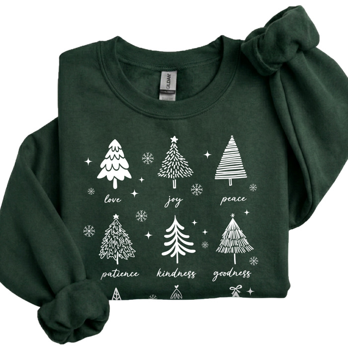 Christmas Sweatshirt | Cozy Faith Sweatshirt Gift | Christian Jesus Crewneck Holiday Outfit