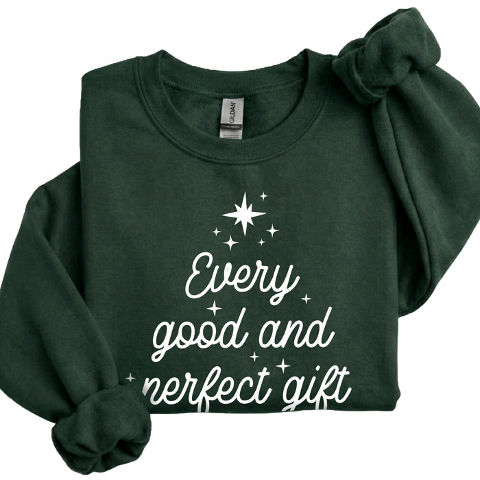 Christmas Sweatshirt | Cozy Faith Sweatshirt Gift | Christian Jesus Crewneck Holiday Outfit