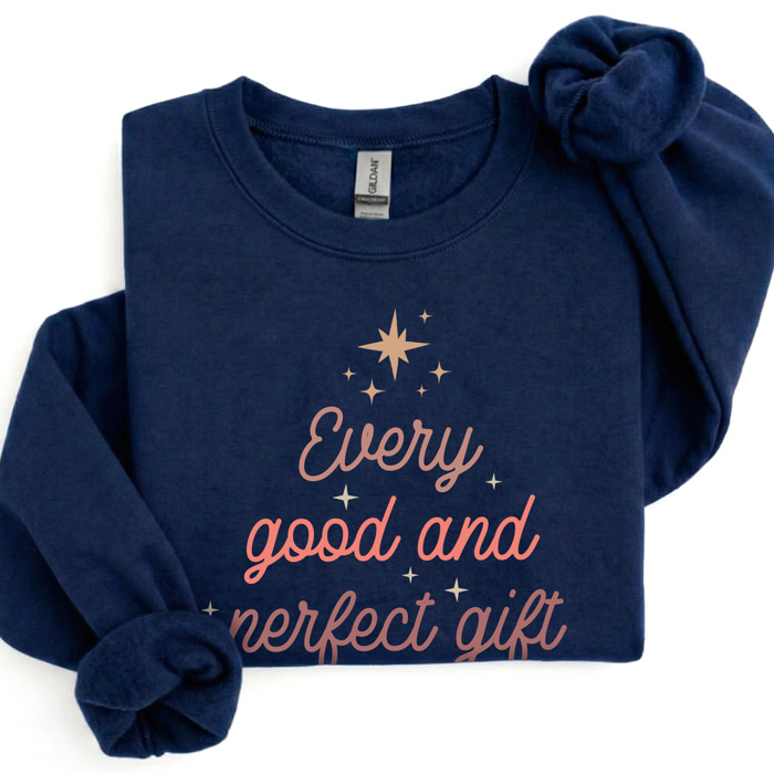 Christmas Sweatshirt | Cozy Faith Sweatshirt Gift | Christian Jesus Crewneck Holiday Outfit