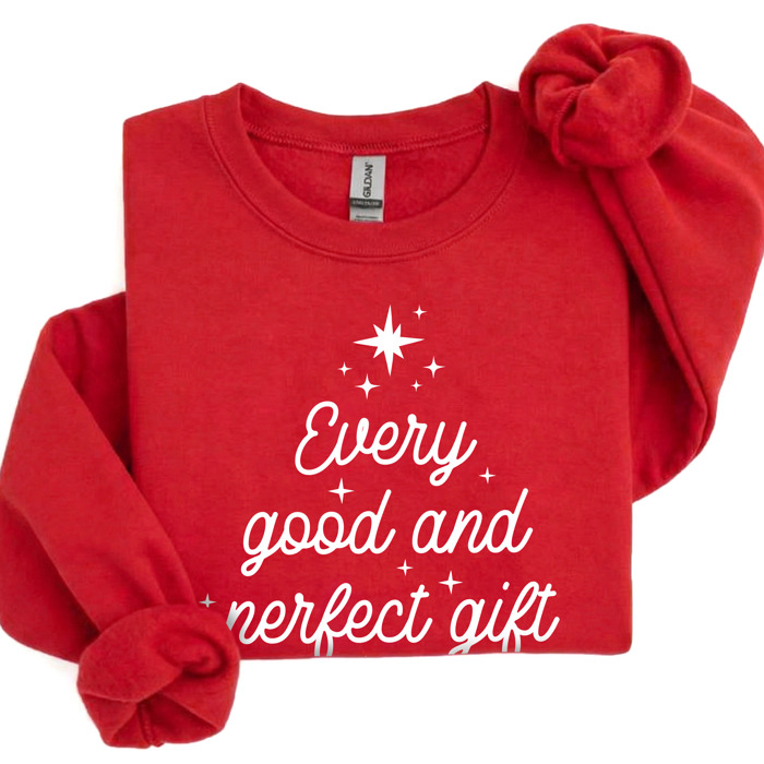 Christmas Sweatshirt | Cozy Faith Sweatshirt Gift | Christian Jesus Crewneck Holiday Outfit