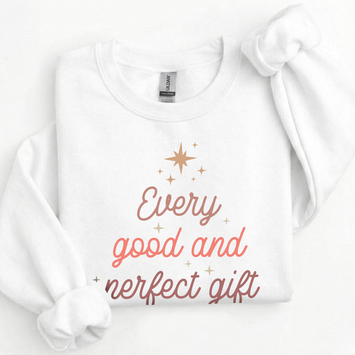 Christmas Sweatshirt | Cozy Faith Sweatshirt Gift | Christian Jesus Crewneck Holiday Outfit