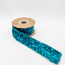 Green 2" Velvet Sequined Ribbon - 4 Colors