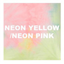 Neon Yellow/ Neon Pink Small/Medium (0-4) Luxury So Soft Tie Dye Draw String Shorts