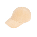 Beige CC Terry Cloth Women Baseball Trucker Cap Low Ponytail Hat