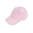 Lavender CC Terry Cloth Women Baseball Trucker Cap Low Ponytail Hat