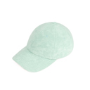 Mint CC Terry Cloth Women Baseball Trucker Cap Low Ponytail Hat