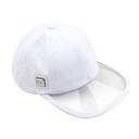 White CC Clear Brim Ball Cap