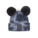 Dark Grey/Light Grey | Newborn - 12 Month C.C® Beanie Baby Pom Tie-Dye Unisex Hats by Truly Contagious