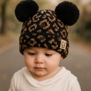  C.C® Baby Beanie Animal Print Winter Hats by Truly Contagious