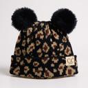 Black - Newborn | Newborn - 12 Month C.C® Baby Beanie Animal Print Winter Hats by Truly Contagious